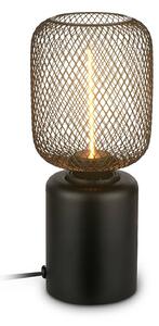 Briloner Lampka nocna do sypialni Rist, czarny, salon / jadalnia, metal, nowoczesny