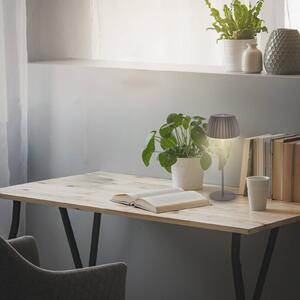 Briloner Lampa stołowa LED Loca, możliwość ściemniania, czarny, salon / jadalnia, metal, nowoczesny