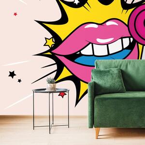 Tapeta słodki pop art lizak