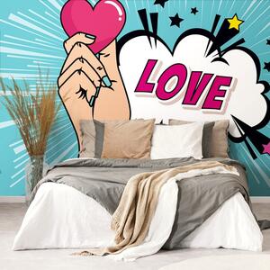 Tapeta w pop art stylu - LOVE