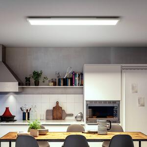 Philips Hue Inteligentna lampa sufitowa Aurelle, możliwość ściemniania, biały / opal, salon / jadalnia, metal, nowoczesny