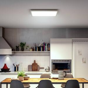 Philips Hue Inteligentna lampa sufitowa Aurelle, możliwość ściemniania, biały / opal, salon / jadalnia, aluminium, nowoczesny