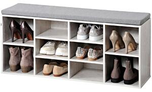 Szafka na buty z siedziskiem, 103,5 x 29,5 x 48 cm
