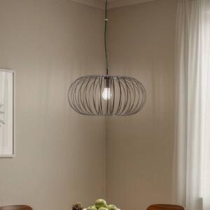 Lampa wisząca Globe Domiluce, możliwość ściemniania, brązowy / rdzawy, salon / jadalnia, metal