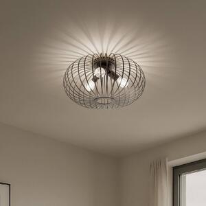 Lampa sufitowa Globe Domiluce, możliwość ściemniania, brązowy / rdzawy, salon / jadalnia, metal