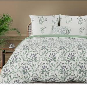 Pościel EUROFIRANY Design 91 Clarissa 220 x 200 cm Biało-zielony