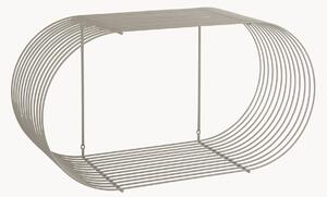 Półka z metalu Curva, S 61 cm