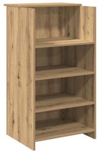 Biurko recepcyjne dÄ b artisan 155x50x103,5 cm drewno klejone