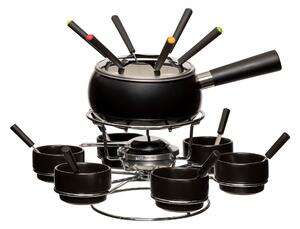 Zestaw do fondue obrotowy na 6 osób, ceramiczny