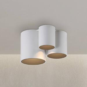 PURE Lampa sufitowa Point, możliwość ściemniania, biały / opal, łazienka, metal, nowoczesny