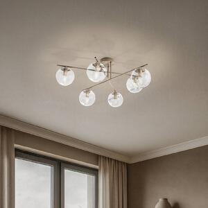 Lampa sufitowa Zoe Domiluce, możliwość ściemniania, kremowy / amber, salon / jadalnia, metal