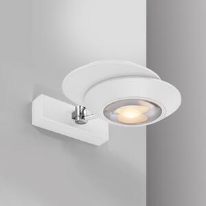 PURE Kinkiet LED Oculis, możliwość ściemniania, biały / opal, salon / jadalnia, nowoczesny