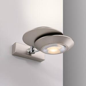 PURE Kinkiet LED Oculis, możliwość ściemniania, chromowy / srebrny, salon / jadalnia, nowoczesny