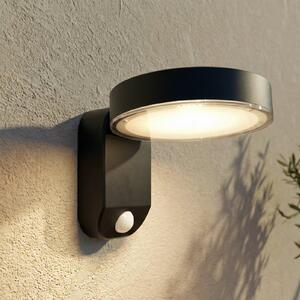 Lampa zewnętrzna z czujnikiem ruchu Tarlson PRIOS, czarny, tworzywo sztuczne, nowoczesny