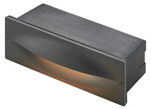 Zewnętrzna Lampa Lucande, Zandro, czarny, taras, metal, nowoczesny