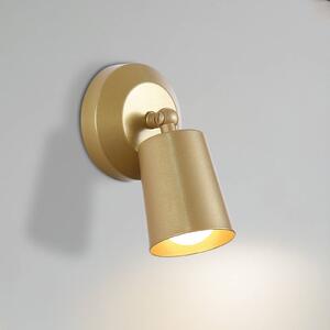 Searchlight Kinkiet LED Cone, możliwość ściemniania, mosiężny / złoty, salon / jadalnia, metal
