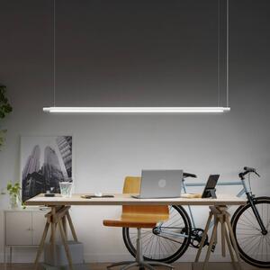 OSRAM żyrandol LED Office line Slab biała 4000 K ściemniany Slab, możliwość ściemniania, biały / opal, biuro, aluminium, nowoczesny