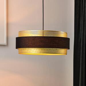 OSRAM Lampa wisząca Decor Hornet, możliwość ściemniania, czarny, salon / jadalnia, tkanina / materiał / jedwab, nowoczesny