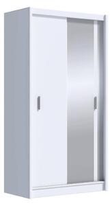 Szafa z lustrem SABRINA 120x215 cm biała MT0032