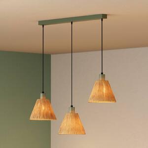 OSRAM Lampa wisząca Decor Raffia, możliwość ściemniania, brązowy / rdzawy, salon / jadalnia, dworkowy / rustykalny