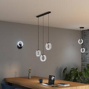 OSRAM Lampa wisząca Decor Circle, czarny, salon / jadalnia, tworzywo sztuczne, nowoczesny