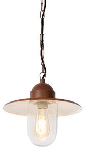 Zewnetrzna Nowoczesna lampa wisząca zewnętrzna rdzawo-brązowa IP44 - Kansas Oswietlenie zewnetrzne