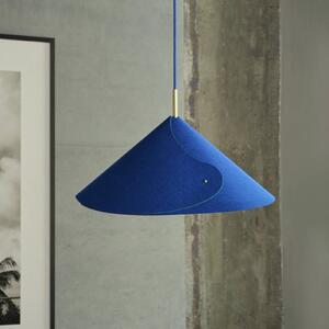 OSRAM Lampa wisząca Decor Flip, możliwość ściemniania, niebieski, salon / jadalnia, tkanina / materiał / jedwab