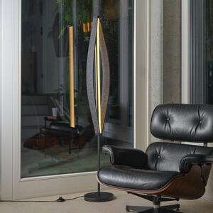 OSRAM Lampa stojąca LED Decor Flat Felt, aluminiowy / szary / cynkowy, salon / jadalnia, aluminium, nowoczesny
