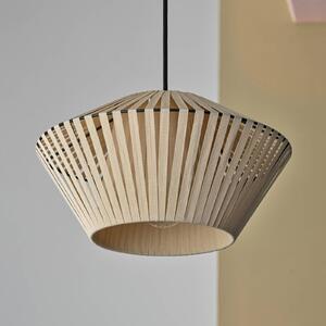 OSRAM Lampa wisząca Decor Stripes, możliwość ściemniania, kremowy / amber, salon / jadalnia, tkanina / materiał / jedwab