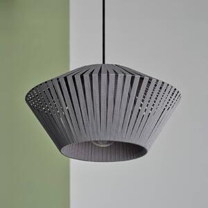 OSRAM Lampa wisząca Decor Stripes, możliwość ściemniania, aluminiowy / szary / cynkowy, salon / jadalnia, tkanina / materiał / jedwab