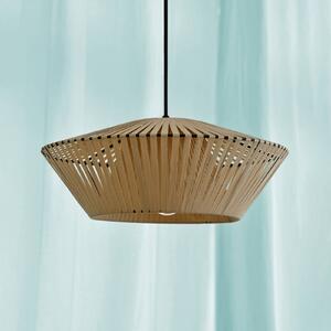 OSRAM Lampa wisząca Decor Stripes, możliwość ściemniania, kremowy / amber, salon / jadalnia, tkanina / materiał / jedwab