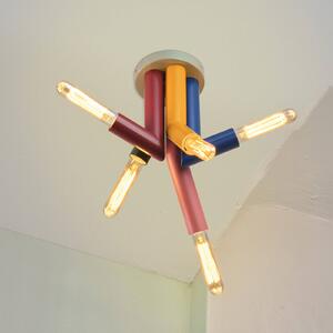 OSRAM Lampa sufitowa Decor Straw, możliwość ściemniania, multikolor, salon / jadalnia, metal, nowoczesny