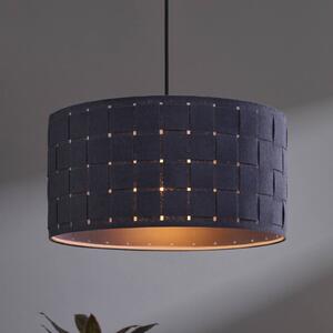 OSRAM Lampa wisząca Decor Felt Weaving, możliwość ściemniania, aluminiowy / szary / cynkowy, salon / jadalnia, tkanina / materiał / jedwab