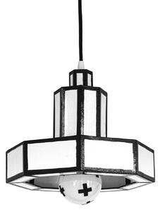 Lampa Wisząca SELETTI, Cut & Paste, ściemnialny, czarny, salon, papier | karton, design