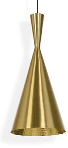 Lampa Wisząca Tom Dixon, Beat, ściemnialny, złoty | mosiężny, salon, mosiądz, design