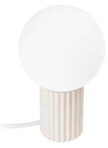 Lampa Stołowa SOLLUX LIGHTING, ORBI, beżowy, salon, aluminium