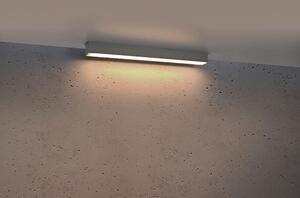 Srebrny podłużny plafon LED 3000 K - EX625-Pini