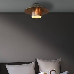 OSRAM Lampa sufitowa Decor Bamboo Paper Hut, możliwość ściemniania, brązowy / rdzawy, salon / jadalnia, bambus, dworkowy / rustykalny