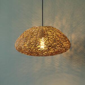 OSRAM Lampa wisząca Decor Paper Drop, możliwość ściemniania, brązowy / rdzawy, salon / jadalnia, papier / lunolit / lunopal, dworkowy / rustykalny