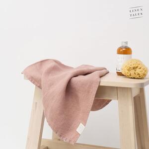 Brązowy lniany ręcznik 125x75 cm – Linen Tales
