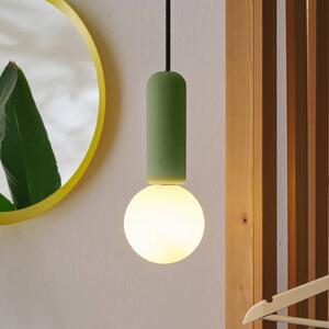 OSRAM Lampa wisząca Decor Concrete Mic, możliwość ściemniania, zielony, salon / jadalnia, beton, nowoczesny