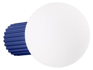 Lampa Ścienna SOLLUX LIGHTING, ORBI, ściemnialny, niebieski, łazienka, aluminium