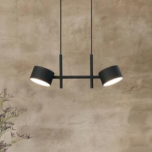 OSRAM Lampa wisząca Decor Kyoto, możliwość ściemniania, czarny, salon / jadalnia, aluminium, nowoczesny