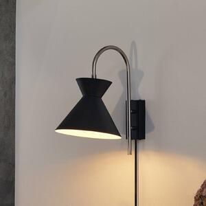 OSRAM Kinkiet Decor Waist, czarny, salon / jadalnia, metal, nowoczesny