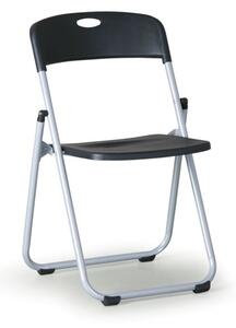 Krzesło składane CLACK, czarne