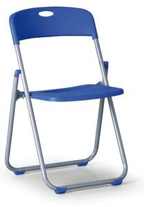 Krzesło składane CLACK, niebieske