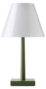 Lampa Stołowa Rotaliana, Dina+, ściemnialny, zielony, salon, metal, design