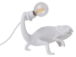 Lampa Stołowa SELETTI, Chameleon Lamp Still, biały, salon, tworzywo sztuczne, design