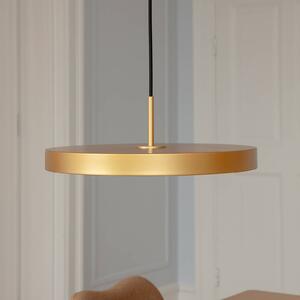 UMAGE Lampa wisząca Asteria, możliwość ściemniania, mosiężny / złoty, salon / jadalnia, aluminium, design