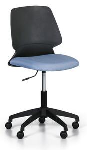 Krzesło biurowe CROOK, niebieske